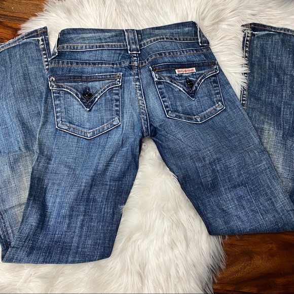 HUDSON Womens Faded & Distressed Bootcut Jeans - Picture 7 of 7